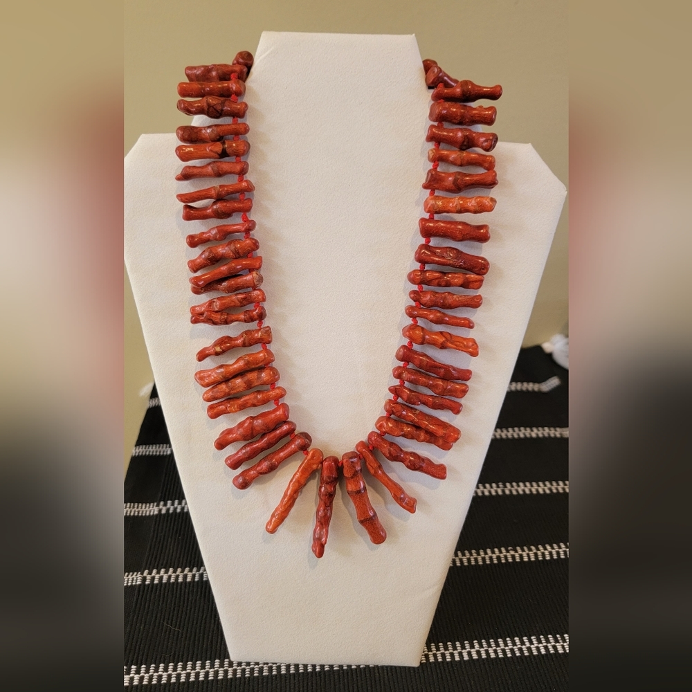 Genuine Red Coral Necklace